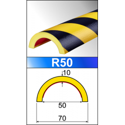 Profilé Flexible de Protection - Tube R50
