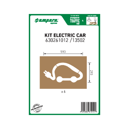 KIT ELECTRIC CAR - 6 pochoirs
